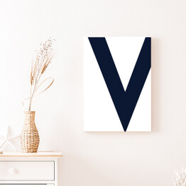 Obraz na płótnie Litera V - alfabet