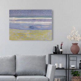 Obraz na płótnie Piet Mondriaan "Sea after sunset"