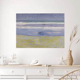 Plakat samoprzylepny Piet Mondriaan "Sea after sunset"
