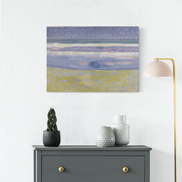 Obraz na płótnie Piet Mondriaan "Sea after sunset"