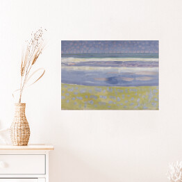 Plakat samoprzylepny Piet Mondriaan "Sea after sunset"