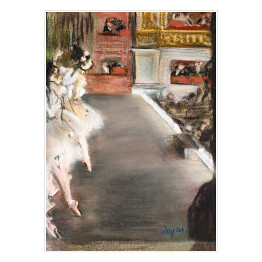 Plakat samoprzylepny Edgar Degas Tancerki w starej operze Reprodukcja obrazu