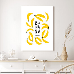 Ilustracja - banany na białym tle