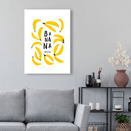 Obraz na płótnie Ilustracja - banany na białym tle