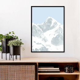 Plakat w ramie Lhotse - szczyty górskie