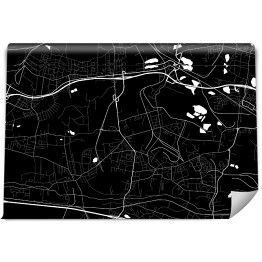 Fototapeta winylowa zmywalna Industrialna mapa Rudy Śląskiej