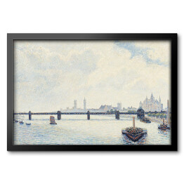Obraz w ramie Camille Pissarro. Most Charing Cross. Reprodukcja