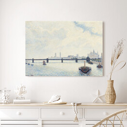 Obraz na płótnie Camille Pissarro. Most Charing Cross. Reprodukcja