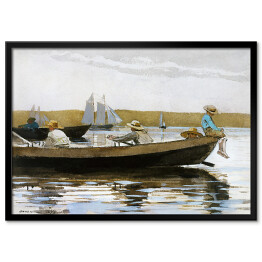 Plakat w ramie Winslow Homer. Boys in a Dory. Reprodukcja
