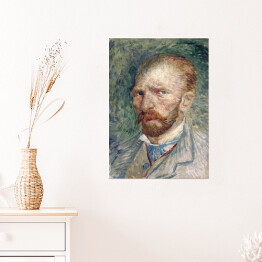 Plakat samoprzylepny Vincent van Gogh Autoportret. Reprodukcja dzieła sztuki