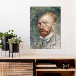 Plakat samoprzylepny Vincent van Gogh Autoportret. Reprodukcja dzieła sztuki