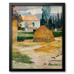 Obraz w ramie Paul Gauguin Krajobraz w pobliżu Arles. Reprodukcja