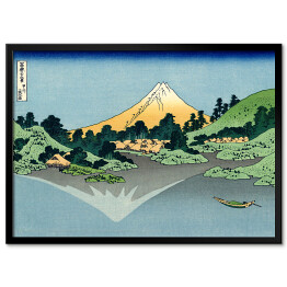 Obraz klasyczny Hokusai Katsushika "The Fuji reflects in lake Kawaguchi seen from the Misaka Pass in the Kai Province"