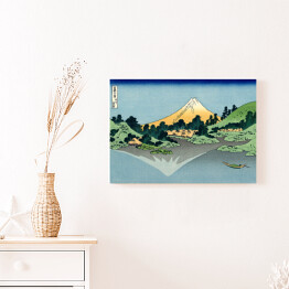 Obraz na płótnie Hokusai Katsushika "The Fuji reflects in lake Kawaguchi seen from the Misaka Pass in the Kai Province"