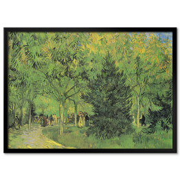 Obraz klasyczny Vincent van Gogh Ścieżka w publicznym ogrodzie w Arles. Reprodukcja