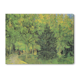 Obraz na płótnie Vincent van Gogh Ścieżka w publicznym ogrodzie w Arles. Reprodukcja