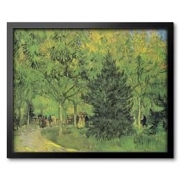 Obraz w ramie Vincent van Gogh Ścieżka w publicznym ogrodzie w Arles. Reprodukcja
