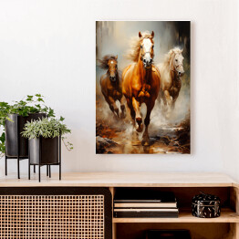 Obraz klasyczny Konie w galopie