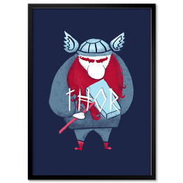 Plakat w ramie Thor - mitologia nordycka