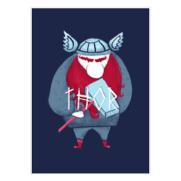Plakat samoprzylepny Thor - mitologia nordycka