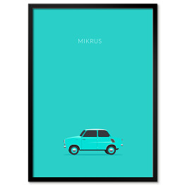 Plakat w ramie Polskie samochody - MIKRUS