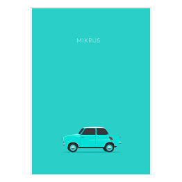 Plakat Polskie samochody - MIKRUS