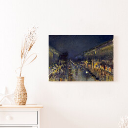 Camille Pissarro "Boulevard Montmartre nocą" - reprodukcja