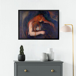 Obraz w ramie Edvard Munch Wampir Reprodukcja obrazu