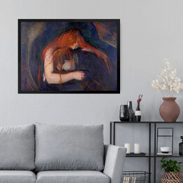 Obraz w ramie Edvard Munch Wampir Reprodukcja obrazu