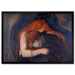 Plakat w ramie Edvard Munch Wampir Reprodukcja obrazu