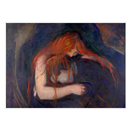 Plakat samoprzylepny Edvard Munch Wampir Reprodukcja obrazu