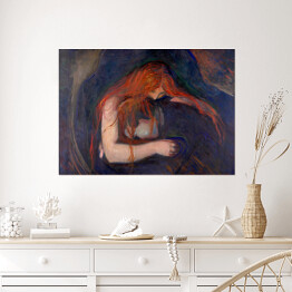 Plakat Edvard Munch Wampir Reprodukcja obrazu