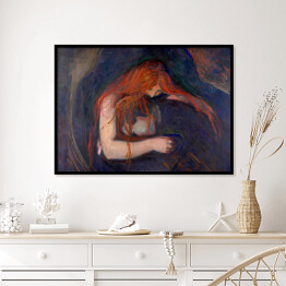 Plakat w ramie Edvard Munch Wampir Reprodukcja obrazu