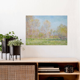 Plakat Claude Monet Wiosna w Giverny. Reprodukcja