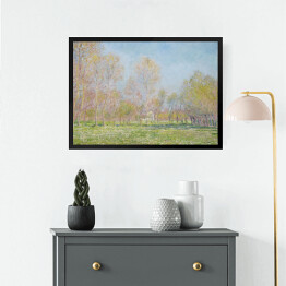 Obraz w ramie Claude Monet Wiosna w Giverny. Reprodukcja