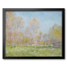 Obraz w ramie Claude Monet Wiosna w Giverny. Reprodukcja