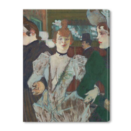 Obraz na płótnie Henri de Toulouse-Lautrec "Tancerka w Moulin Rouge" - reprodukcja