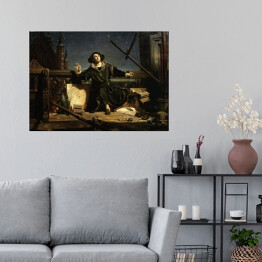 Plakat Jan Matejko "Astronomer Copernicus Conversation with God"