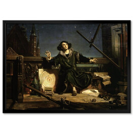 Plakat w ramie Jan Matejko "Astronomer Copernicus Conversation with God"
