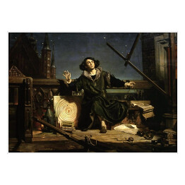 Plakat samoprzylepny Jan Matejko "Astronomer Copernicus Conversation with God"