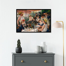 Plakat w ramie Auguste Renoir "Śniadanie wioślarzy" - reprodukcja
