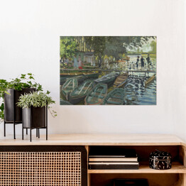 Plakat Claude Monet Kąpiący się w La Gremouillere Reprodukcja obrazu