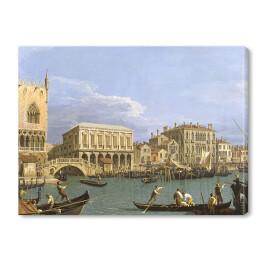 Obraz na płótnie Canaletto "View of the Riva degli Schiavoni, Venice"