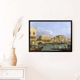 Obraz w ramie Canaletto "View of the Riva degli Schiavoni, Venice"
