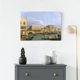 Obraz na płótnie Canaletto "View of the Riva degli Schiavoni, Venice"