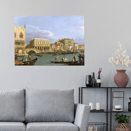 Plakat Canaletto "View of the Riva degli Schiavoni, Venice"