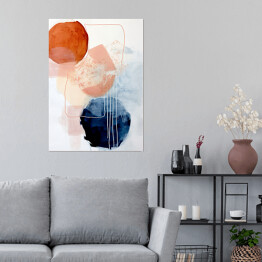 Plakat Peach fuzz abstrakcja