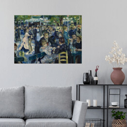 Plakat Auguste Renoir "Bal w Moulin de la Galette" - reprodukcja