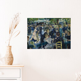 Plakat samoprzylepny Auguste Renoir "Bal w Moulin de la Galette" - reprodukcja