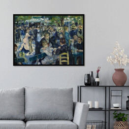 Plakat w ramie Auguste Renoir "Bal w Moulin de la Galette" - reprodukcja